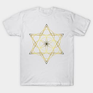 Star - Rings - Stars - Geometric - Graphic T-Shirt